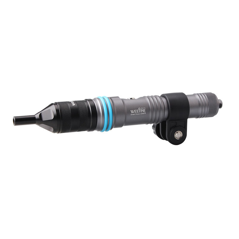 WeeFine Smart Snoot kit: Smart Focus 1200 FR with the black snoot lens fitted