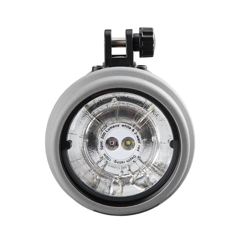 WeeFine WFS05 front face showing the ring flash tube