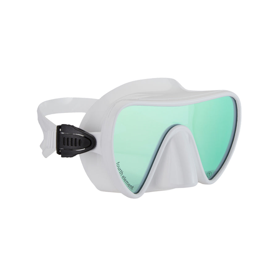Fourth Element Scout Mask white skirt Contrast lens side