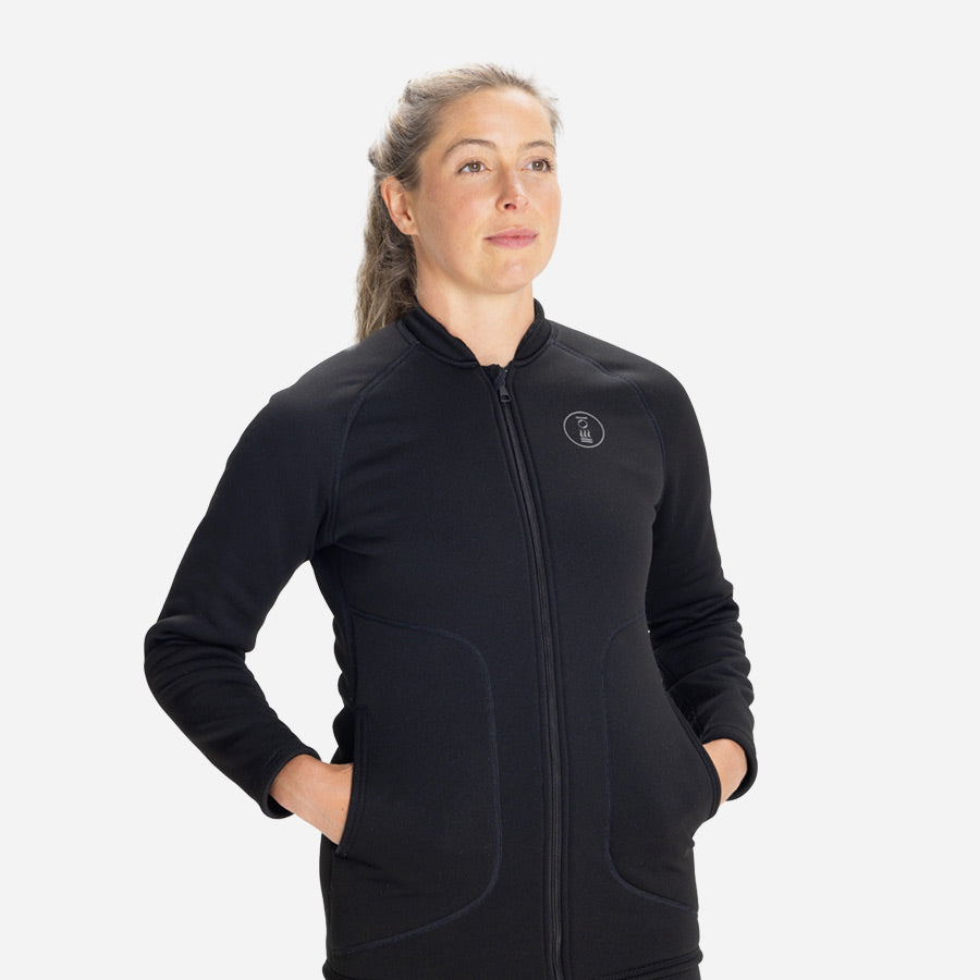 WOMENS ARCTIC TOP BLACK