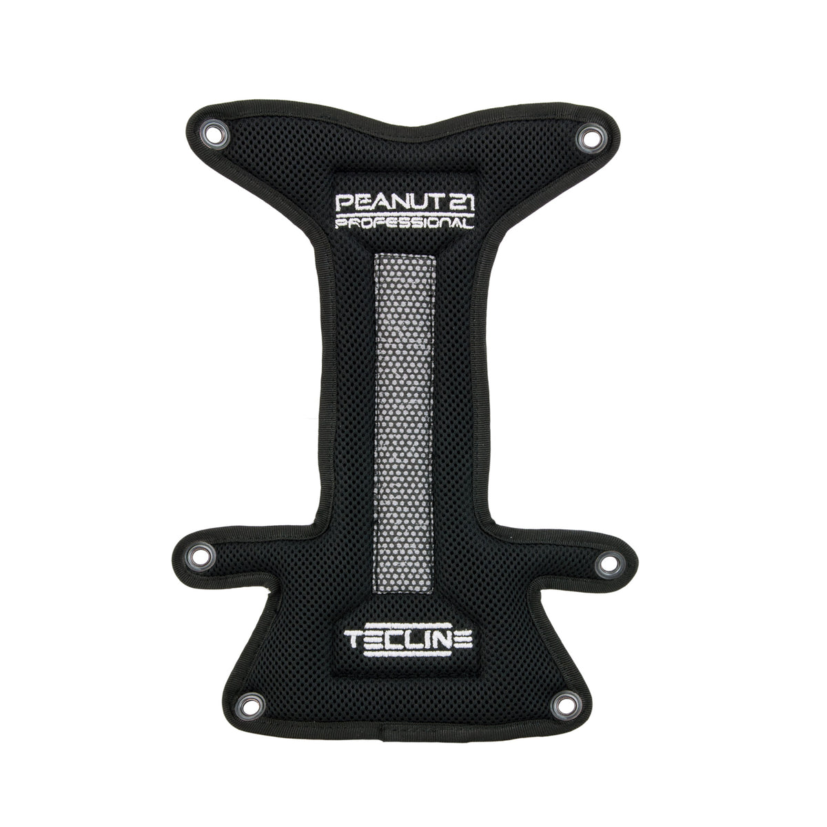 Tecline H Professional backplate soft pad with a grey mesh centre panel