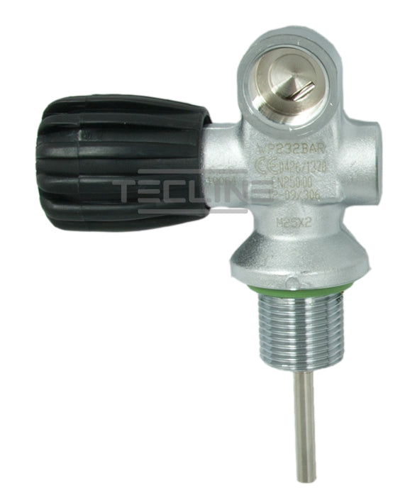 Tecline tall mono cylinder valve G5/8, 232 bar, left-hand version