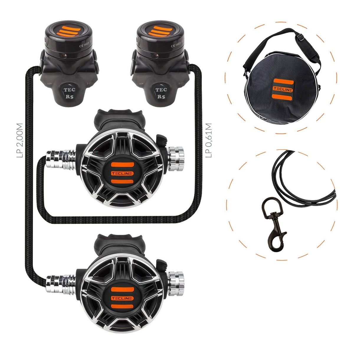 Tecline R5 TEC2 DIR regulator set