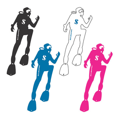 DIVER STICKERS BLACK