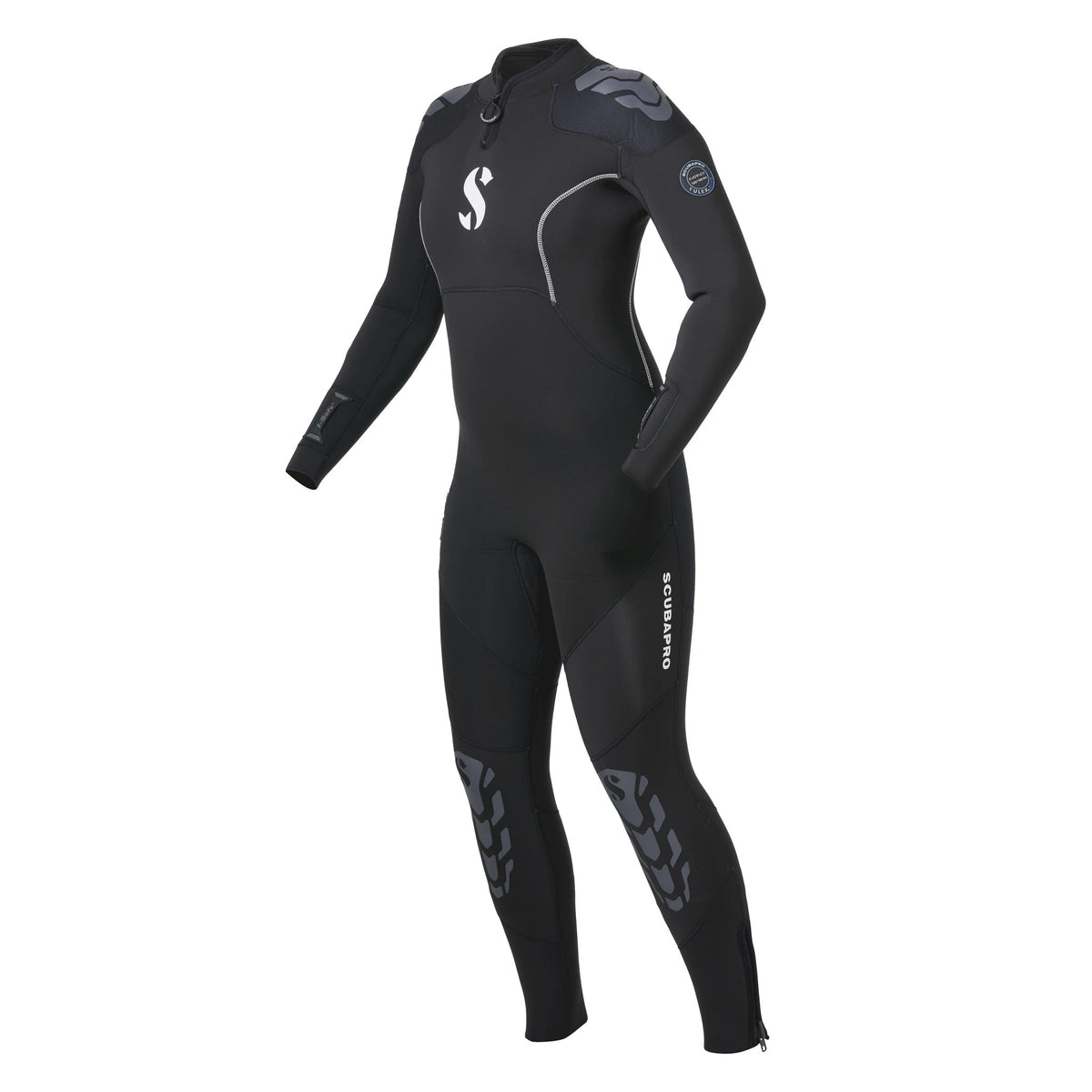 SCUBAPRO Everflex Yulex Steamer 5/4mm women's wetsuit, angled front view