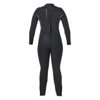 SCUBAPRO Everflex Yulex Steamer 5/4mm women's wetsuit, back with rear zip