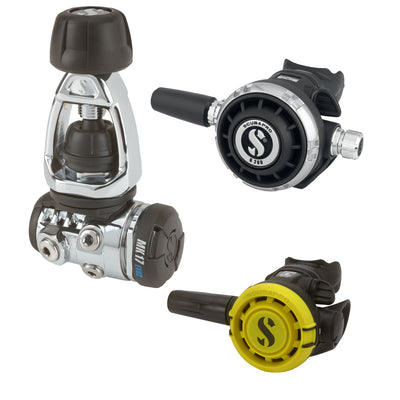 SCUBAPRO MK17 EVO 2/G260 set, alternate view with R105 octopus