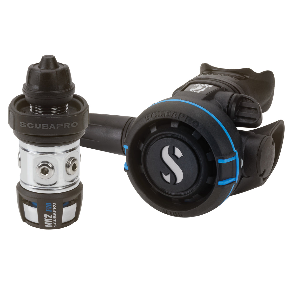 SCUBAPRO MK2 EVO and R105 regulator set with R105 octopus