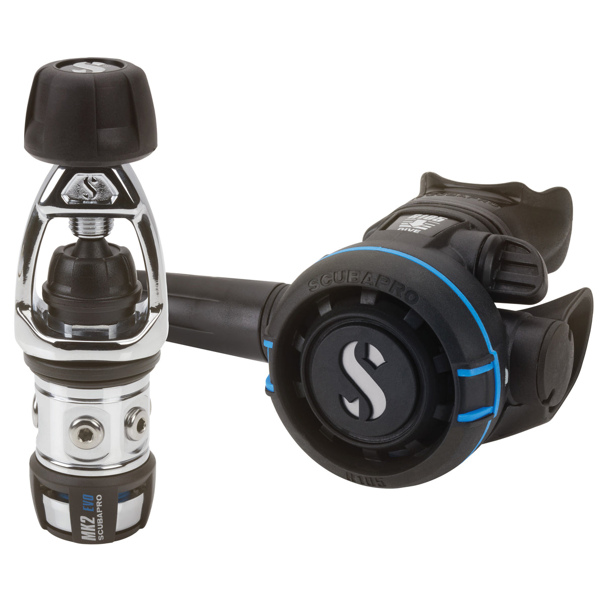 SCUBAPRO MK2 EVO/R105 set, alternate view with R105 octopus