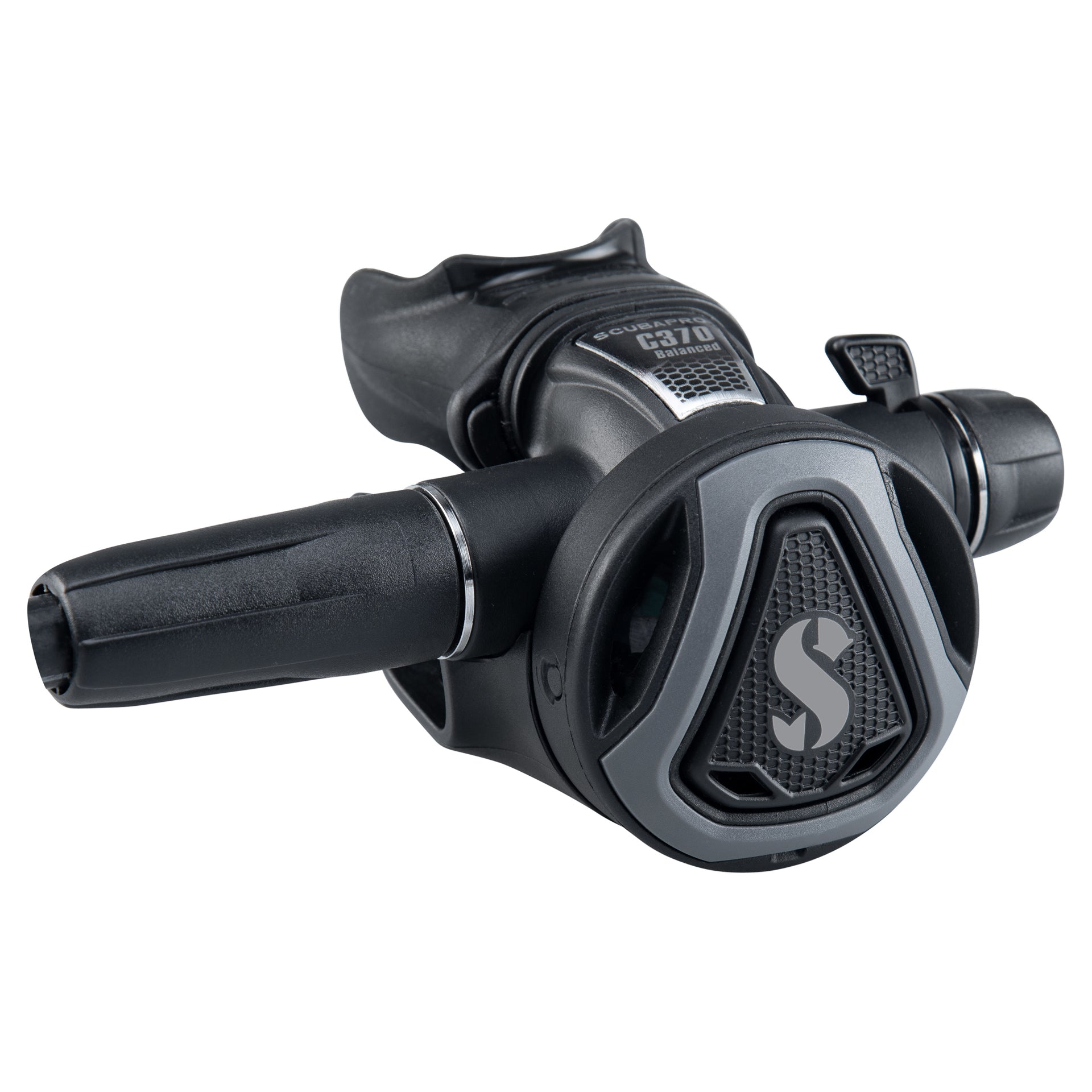 SCUBAPRO C370 second stage with graphite colour frame