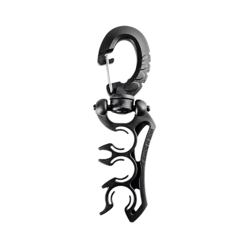 3 HOSE HOLDER WITH SWIVEL BLACK