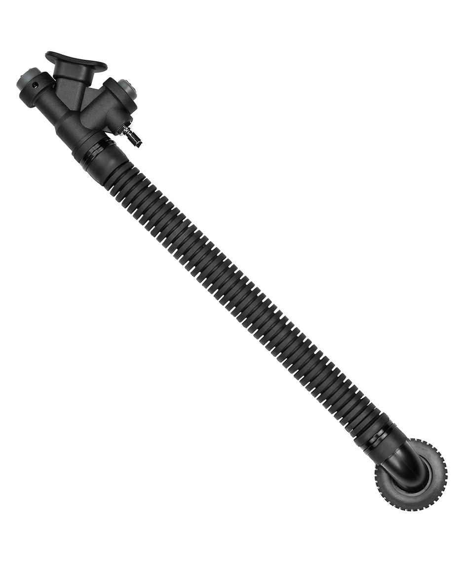 XDEEP complete power inflator with corrugated hose