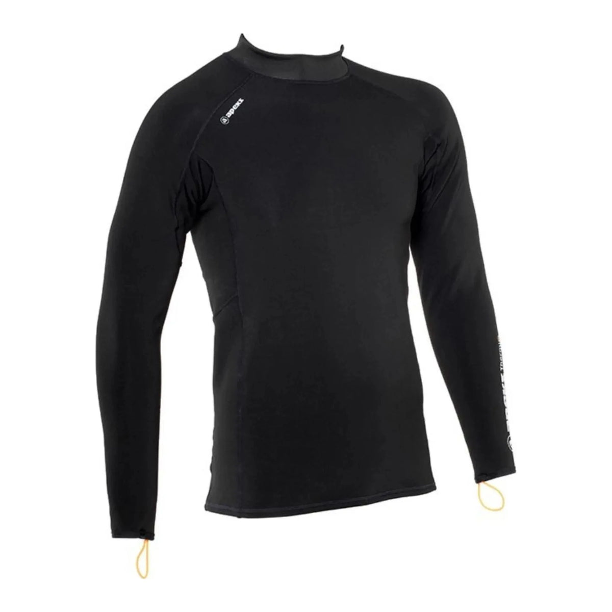 Apeks ThermiQ Carbon long sleeve top in black, men's