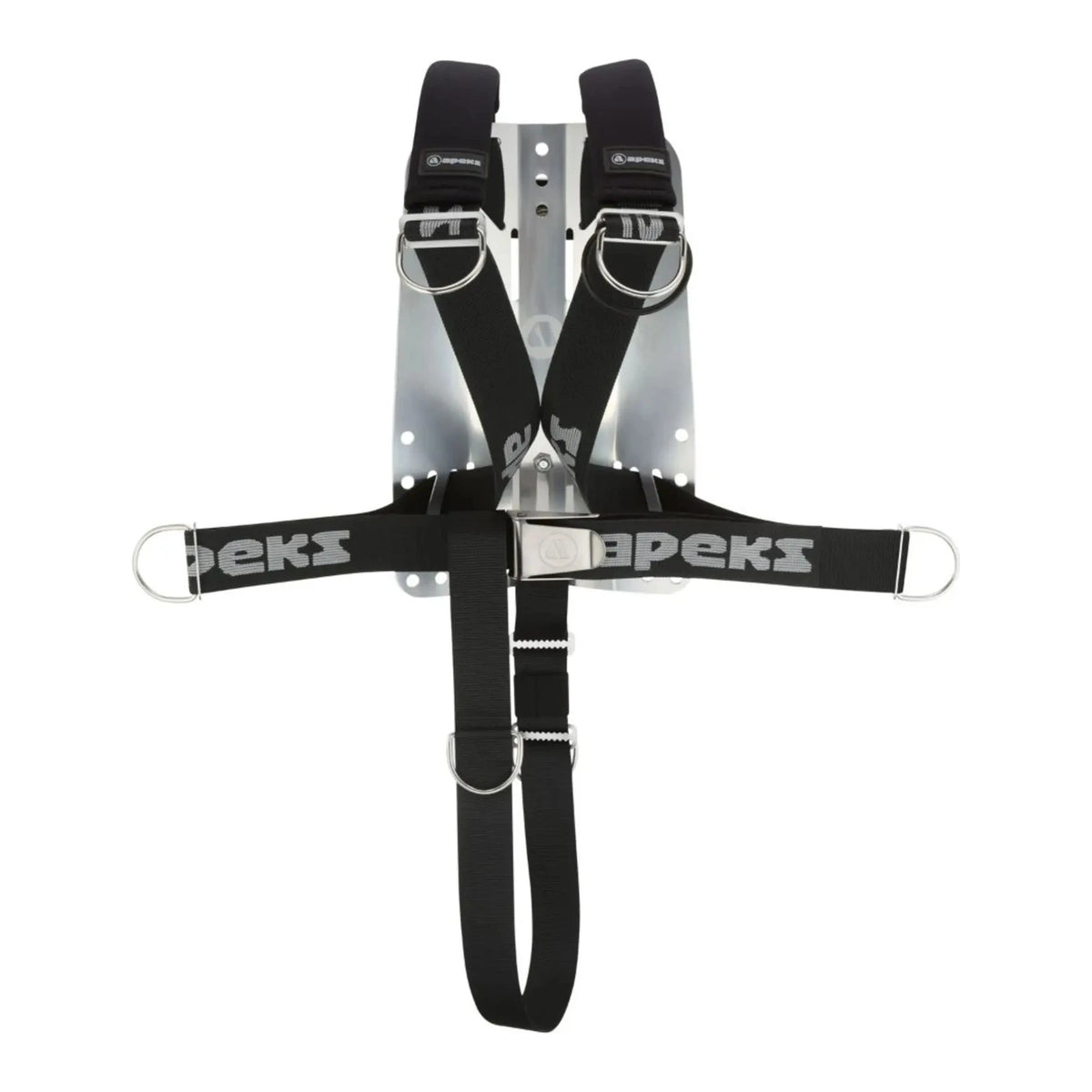 Apeks Deluxe harness with aluminium backplate