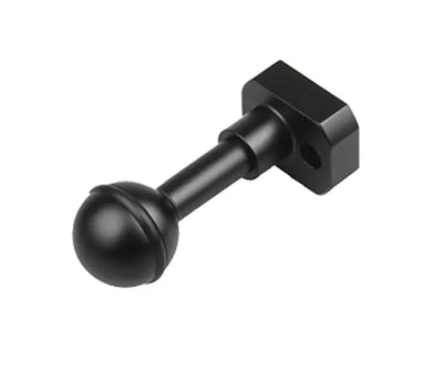 OrcaTorch M03 ball joint, showing the one inch ball on its mounting block