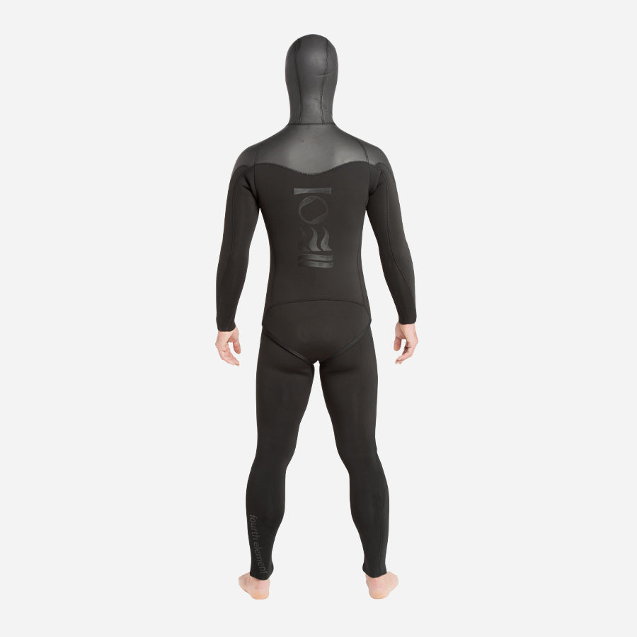 Fourth Element Men's RF2 5/4mm two-piece freediving suit back