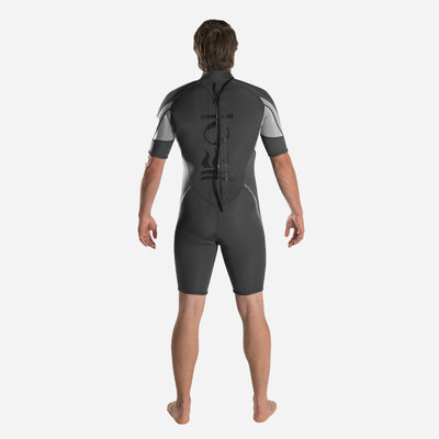 XENOS MENS 3MM SHORTIE BLK/GREY