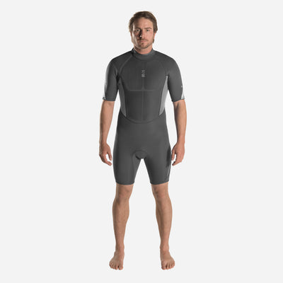 XENOS MENS 3MM SHORTIE BLK/GREY