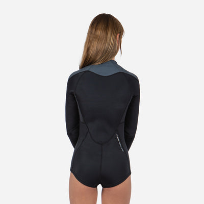 THERMOCLINE WOMENS LS SWIMSUIT - FRONT ZIP