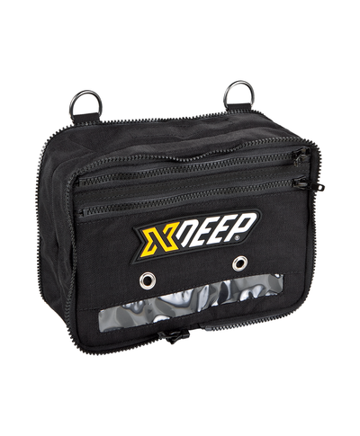 XDEEP expandable cargo pouch shown loaded