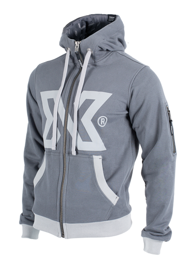 XDEEP signature hoodie embroidered logo detail