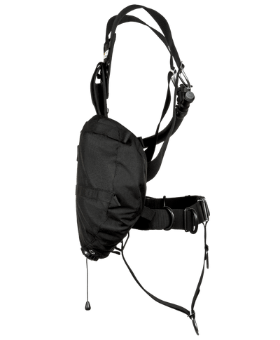 XDEEP Stealth 2.0 harness and weight pocket detail