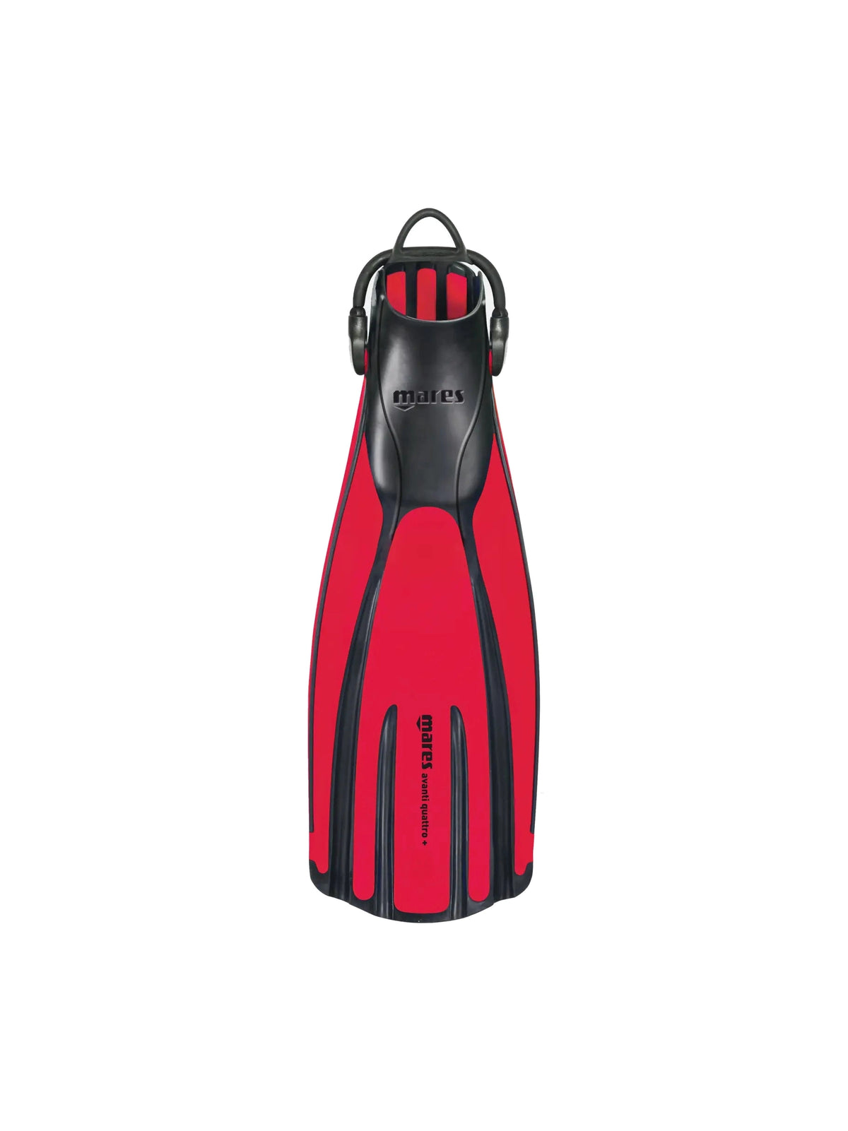 Mares Avanti Quattro+ fin in raspberry, top view