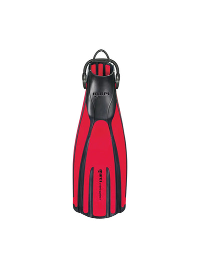 Mares Avanti Quattro+ fin in raspberry, top view