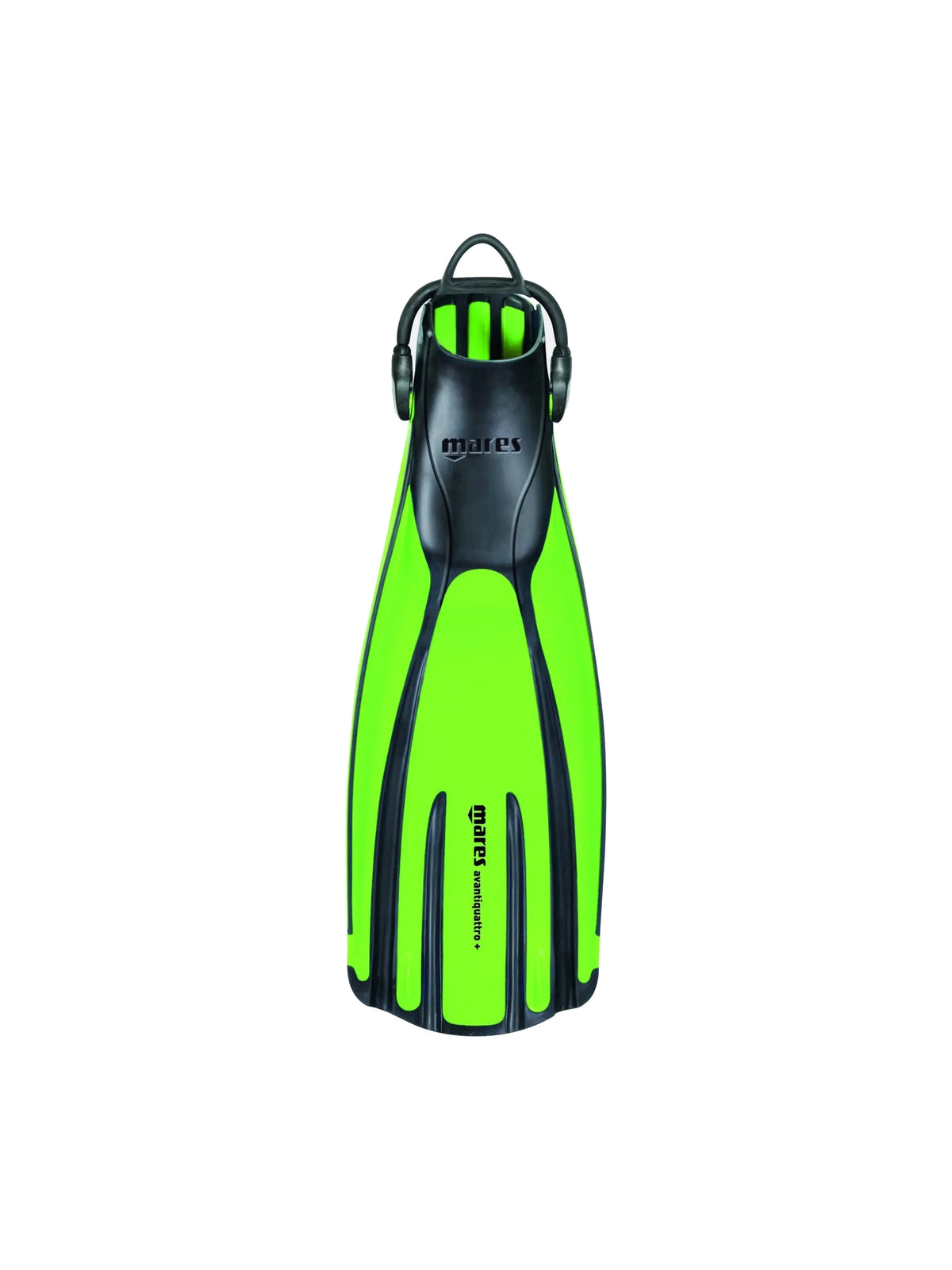 Mares Avanti Quattro+ fin in lime, top view