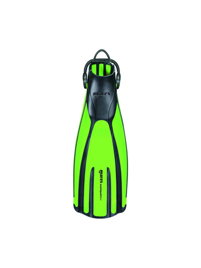 Mares Avanti Quattro+ fin in lime, top view