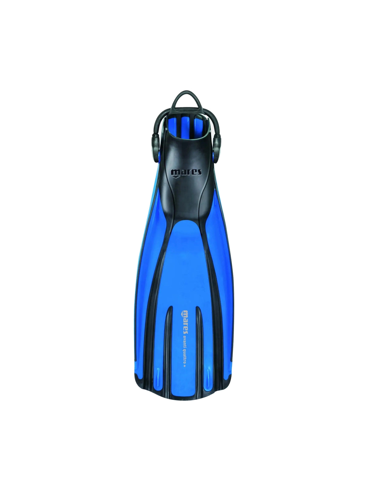 Mares Avanti Quattro+ fin in blue, top view