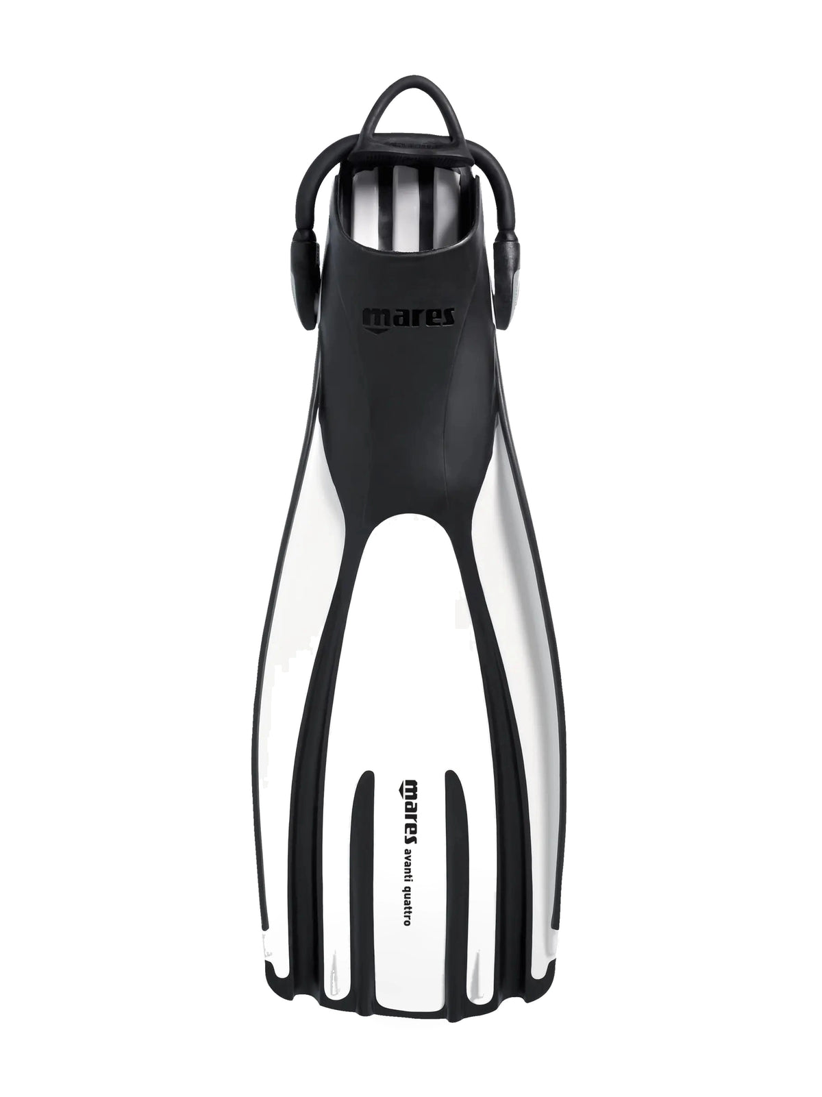 Mares Avanti Quattro+ fin in white, top view