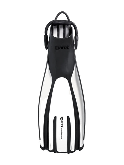 Mares Avanti Quattro+ fin in white, top view