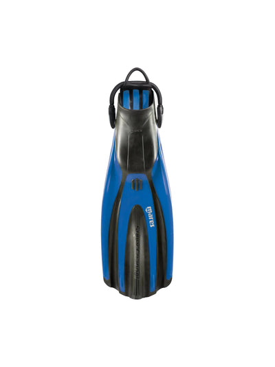 Mares Avanti Superchannel OH fin in blue, top view