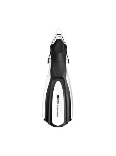 Mares Avanti Pure fin in white, top view