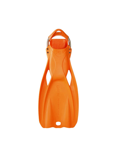 Mares Power Plana LT fin in orange, top view