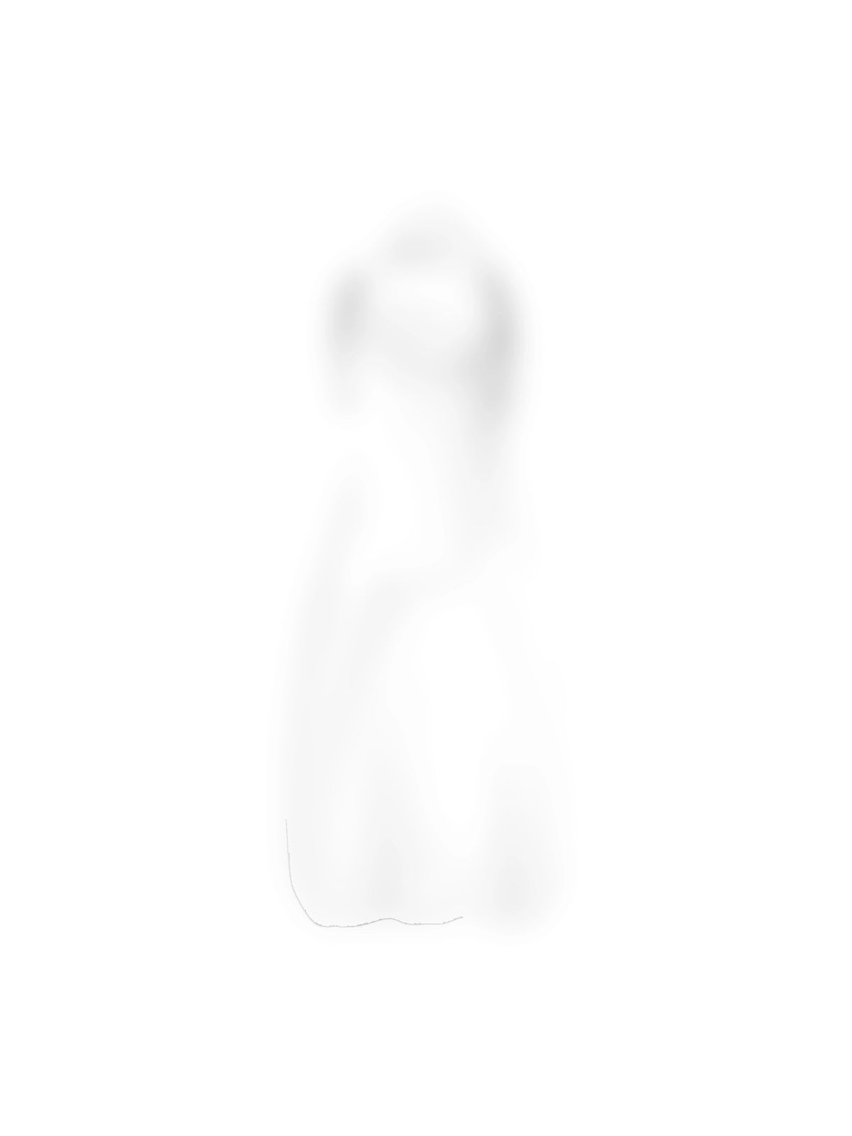 Mares Power Plana LT fin in white, top view