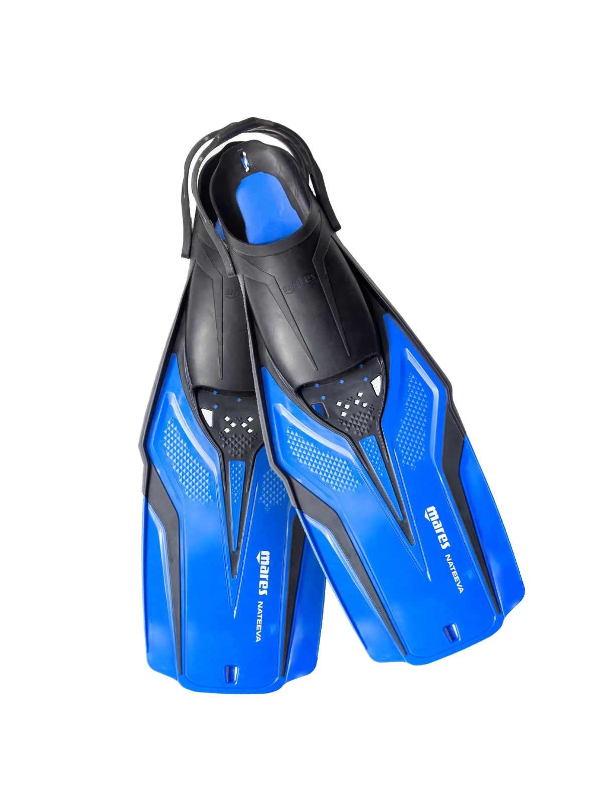 Mares Nateeva Keewee snorkelling set in blue: mask, snorkel and fins