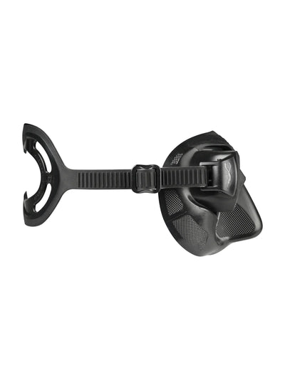 Mares FlexShell freediving mask side view with strap