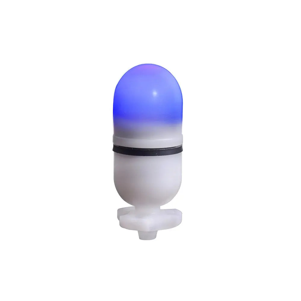OrcaTorch Torpedo marker lights in white, green, blue and red, standing in a row