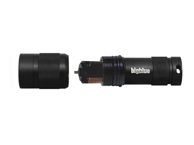 BigBlue AL450WM Tail wide beam light with its battery