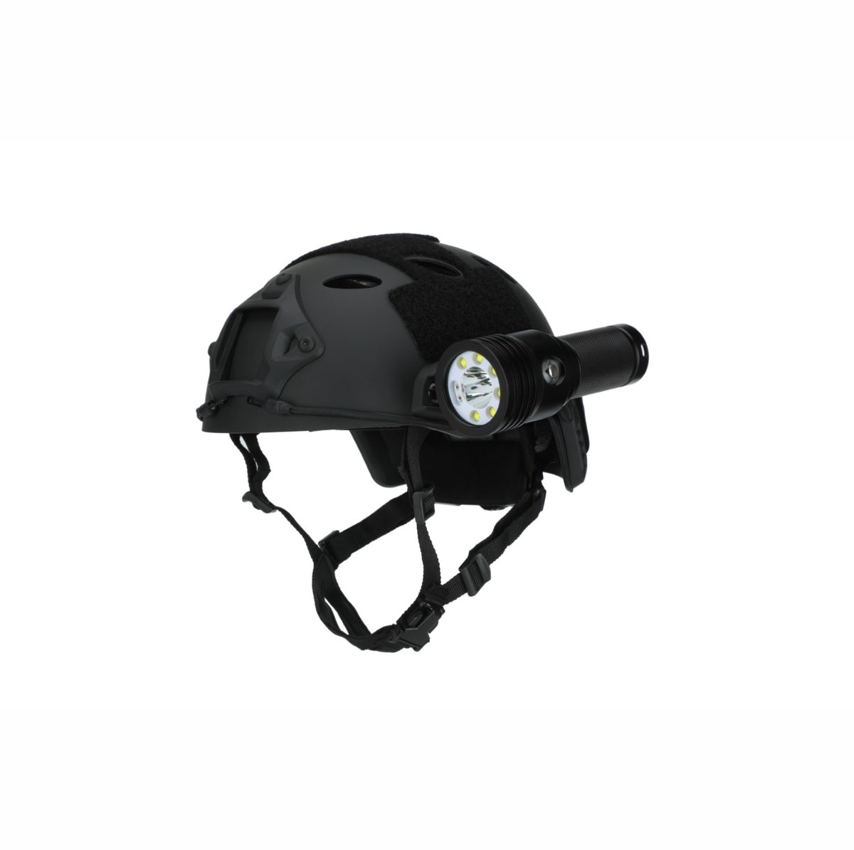 BigBlue helmet 3000 series light mount carrying a VTL4200P