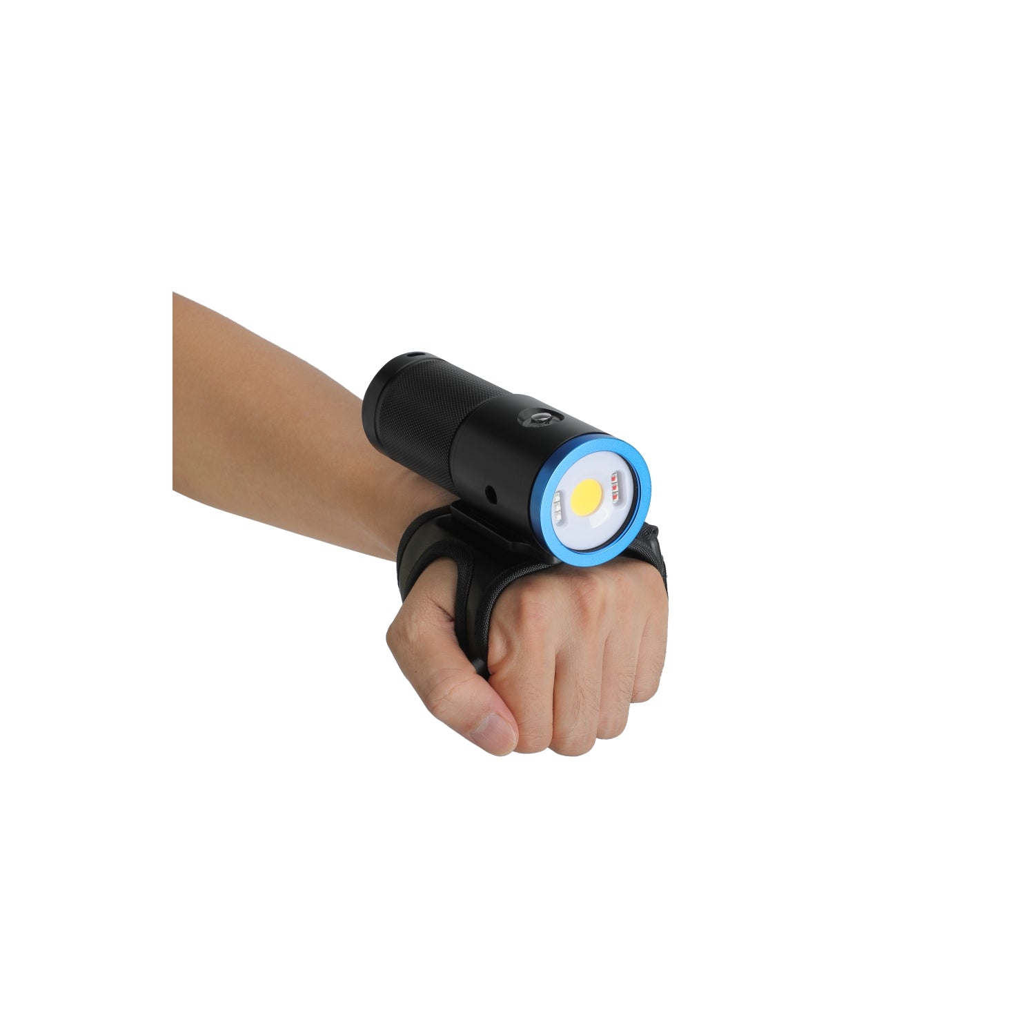 4000-LUMEN VIDEO LIGHT WITH BUILT-IN BLUE & RED LED – REMOTE CONTROL READY