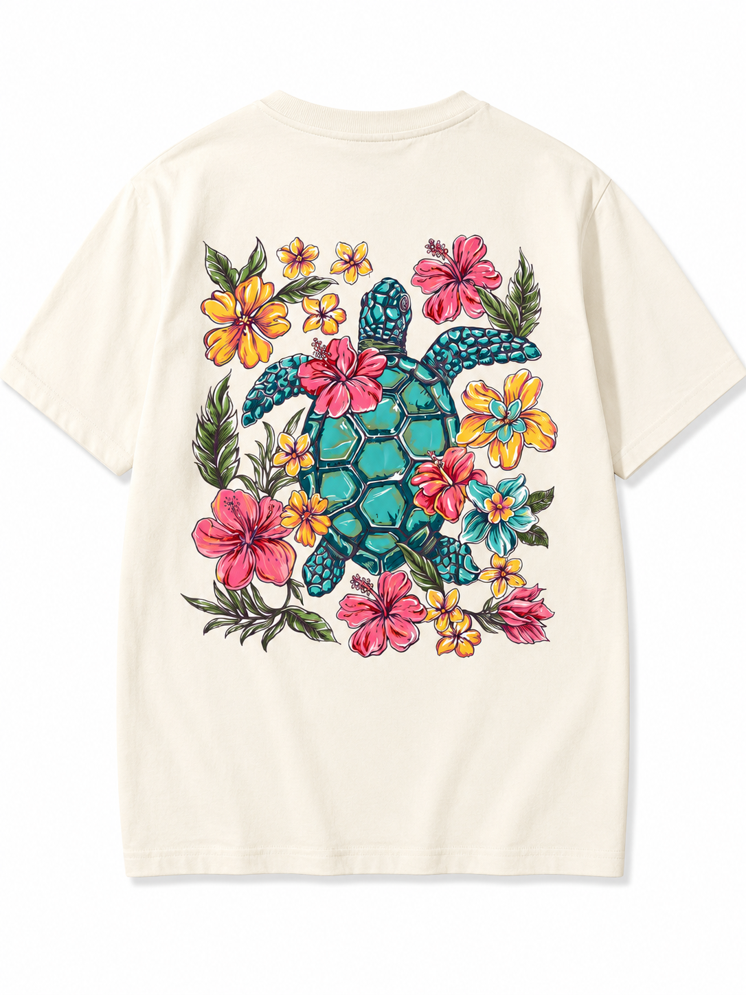 Womens Round Neck Loose Casual T-Shirt