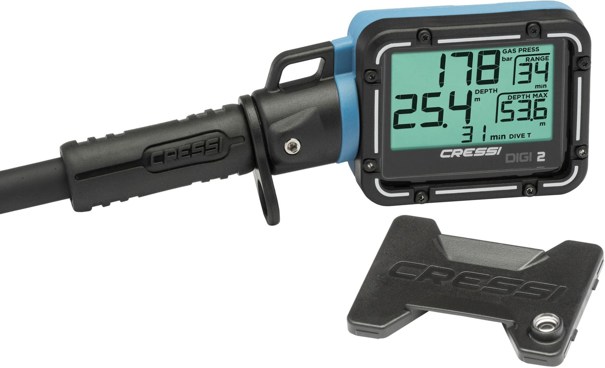 Cressi Digi 2 Console console immersion subacque manometro pressione profondi scuba diving gauge pressure + depth console digital