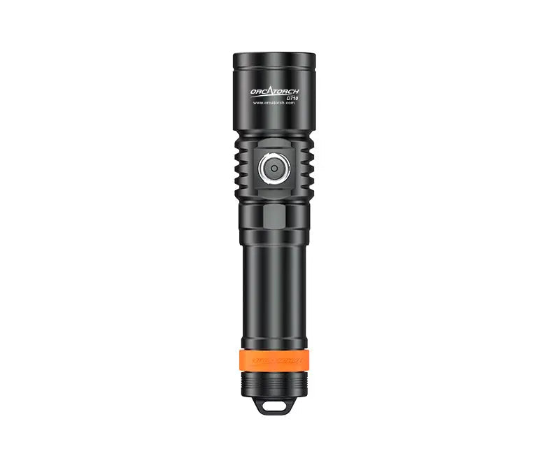 OrcaTorch D710 standing upright, tail toward the camera