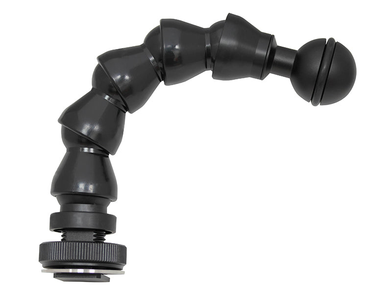 6" FLEXI ARM HOT SHOE BALL ADAPTER