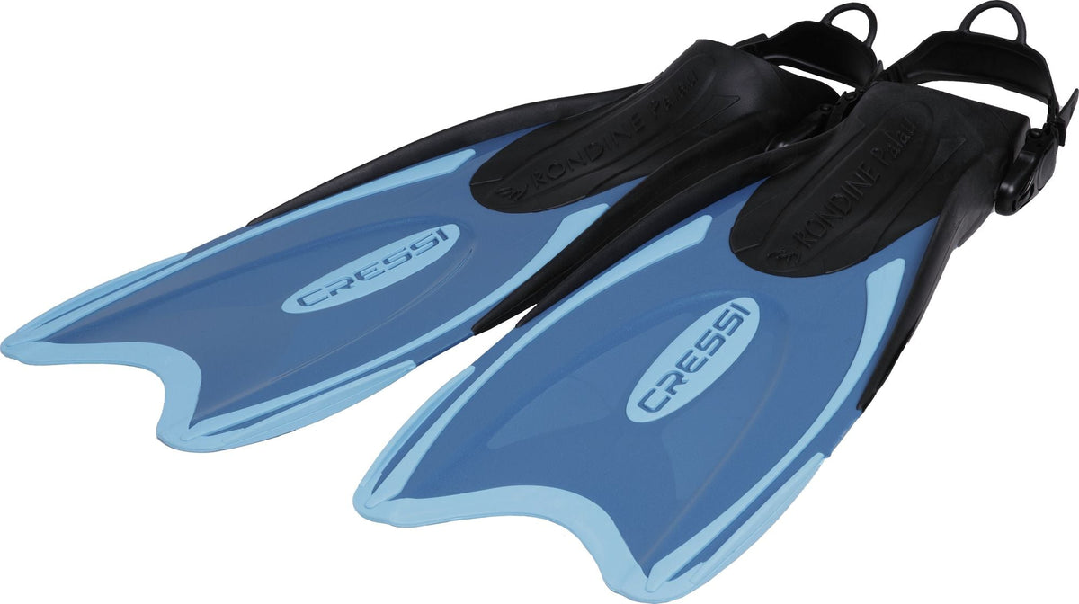 Cressi Palau Fins pinne spiaggia immersion subacque pinn scarpett apert pal lung scuba diving snorkeling & beach long blade open heel fins adult