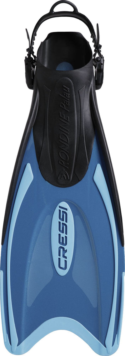 Cressi Palau Fins pinne spiaggia immersion subacque pinn scarpett apert pal lung scuba diving snorkeling & beach long blade open heel fins adult