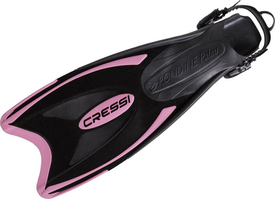 Cressi Palau Fins pinne spiaggia immersion subacque pinn scarpett apert pal lung scuba diving snorkeling & beach long blade open heel fins adult